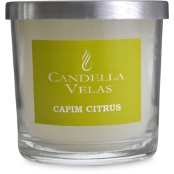 Vela Decorativa aromática capim citrus