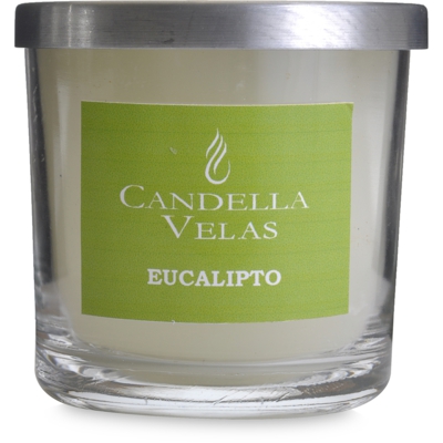 Vela Decorativa aromática de eucalipto