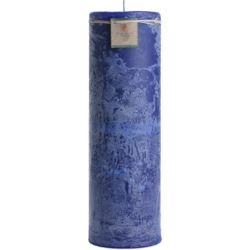 Vela Decorativa Cilíndrica Azul